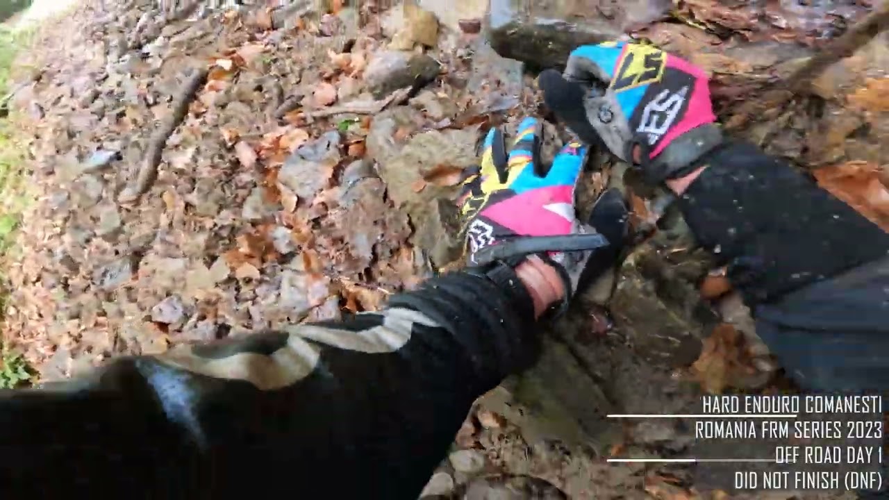 This hurt!  I landed a long way from the bike