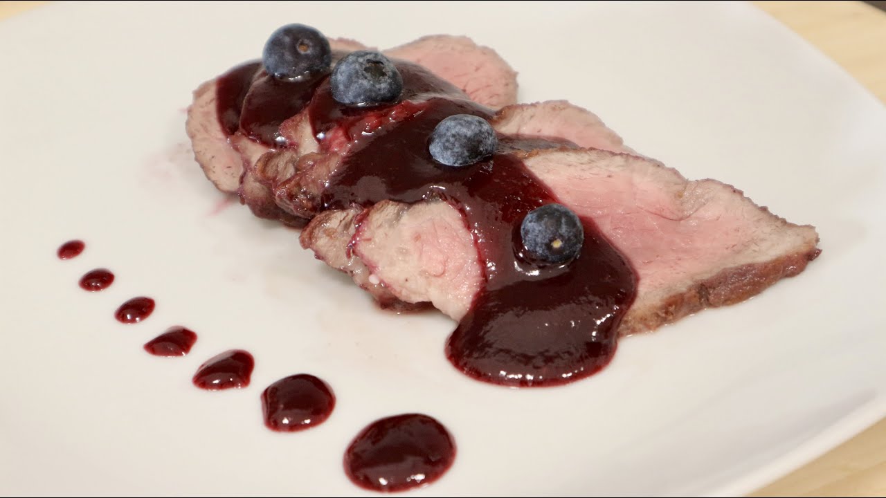 PRESA DE CERDO IBÉRICO EN SALSA DE FRUTOS ROJOS | RECETA PARA NAVIDAD