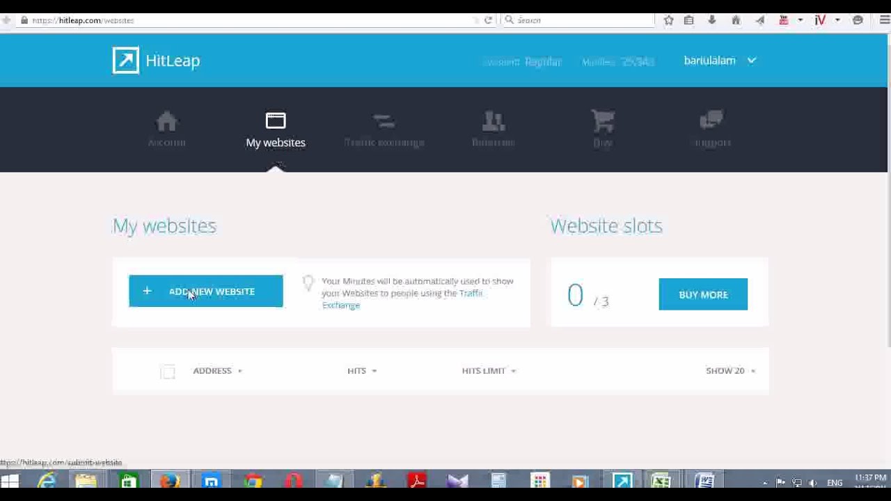 How to Work Auto Traffic Exchange ( Hitleap )