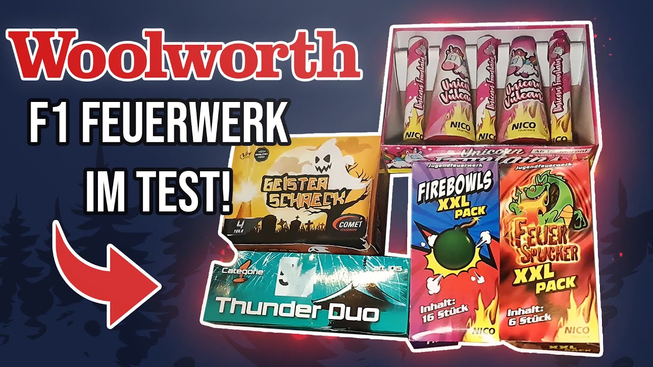 F1 FEUERWERK AN HALLOWEEN 🎃 ZÜNDEN!! | F1 Woolworth Spezial