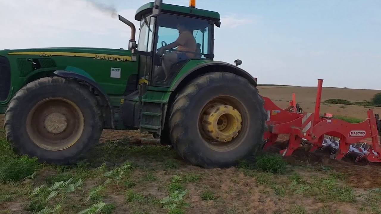Altalaj lazítás John Deere 8220 - Maschio Artiglio 300/7 Deep ripping PURE SOUND