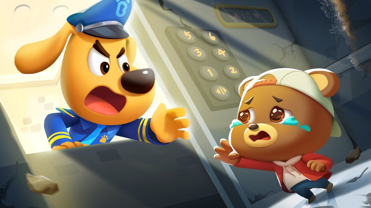 An toàn khi chúng ta ở thang máy 🚟 Labrador quy tắc an toàn 👮 Cảnh sát trưởng Labrador Vietnam🚓