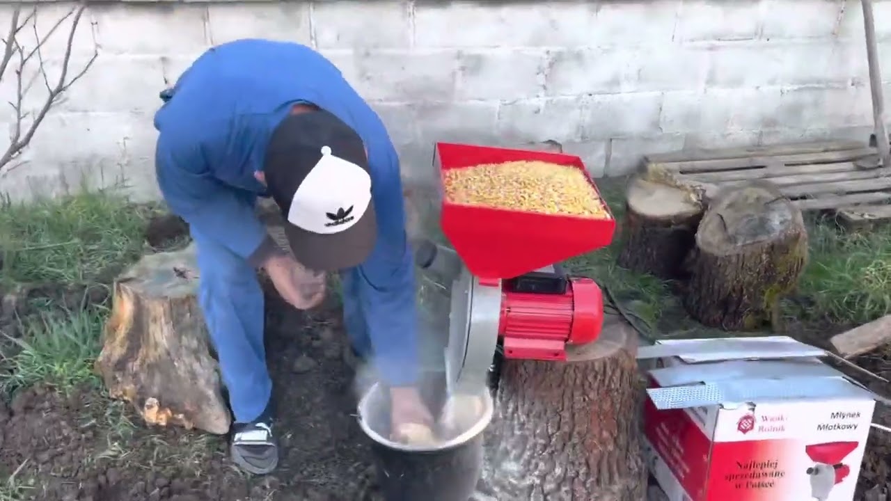 Moara poloneza pentru uruiala de 3.9 kw și 3200 RPM, bobinaj in cupru ! Pusă la treaba 🌽🌽