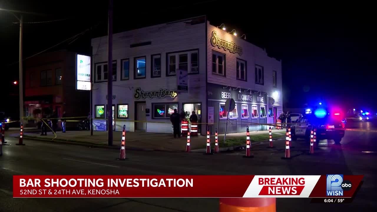 Kenosha police: 2 injured in bar shooting with connected scenes a block away