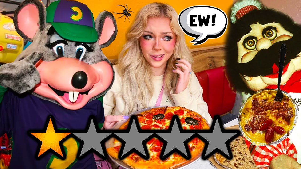 Переходим к ХУДШИМ отзывам о Chuck E Cheese...(*ТОЛЬКО 1 Звезда?!*)
