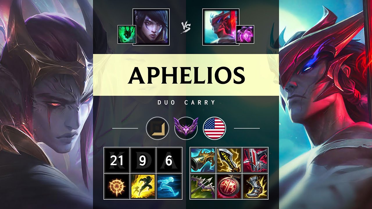 Aphelios ADC vs Yone: Quadra Kill, Dominating - NA Master Patch 14.23