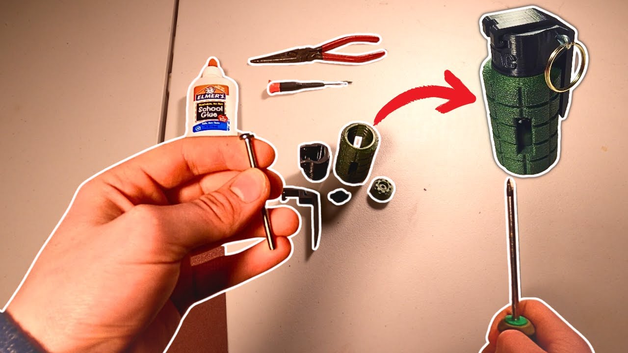 (CHECK DESCRIPTION) Assembly/3D-Printing Guide for ThunderStrike V2 Airsoft Impact Grenade