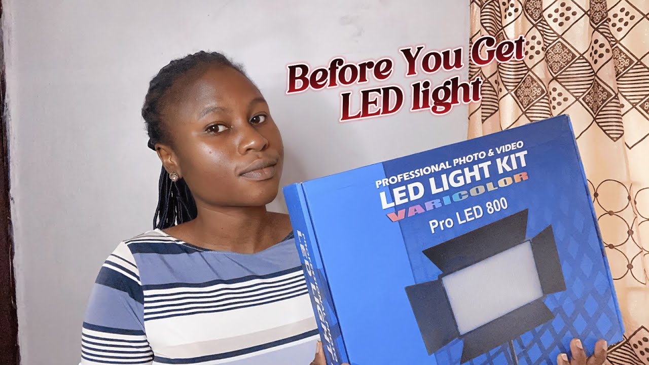 LED 800 lights for Filming | Unbox and Set up with me