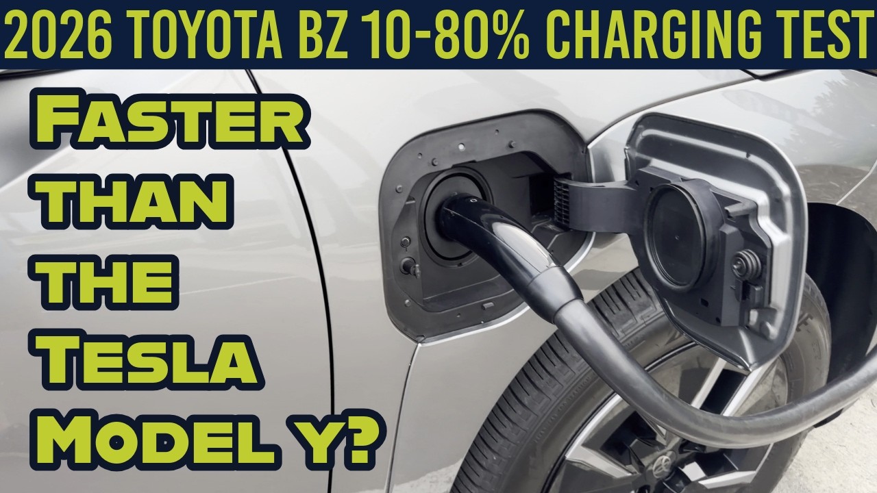 Тест зарядки 2026 Toyota bZ с 10 до 80%