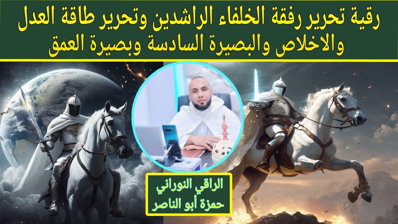 رقية تحرير رفقة الخلفاء الراشدين وتحرير طاقة العدل والاخلاص والبصيرة السادسة وبصيرة العمق