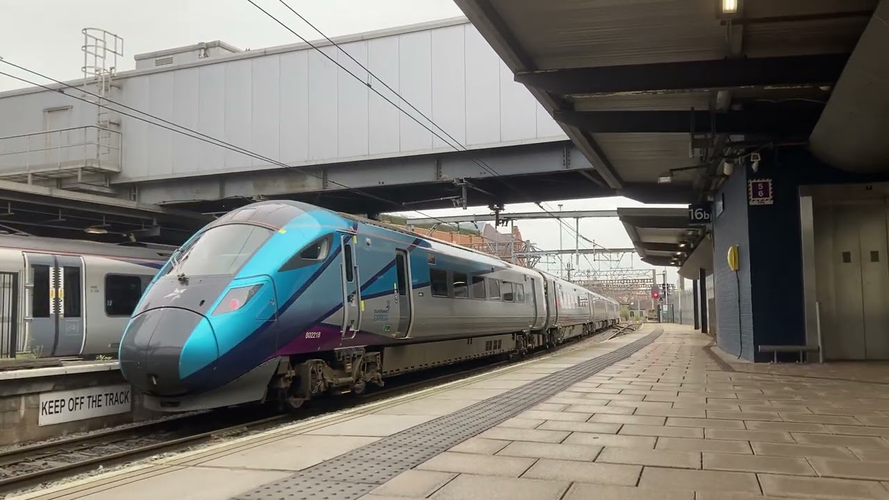 Class 802218 departing Leeds City Station!