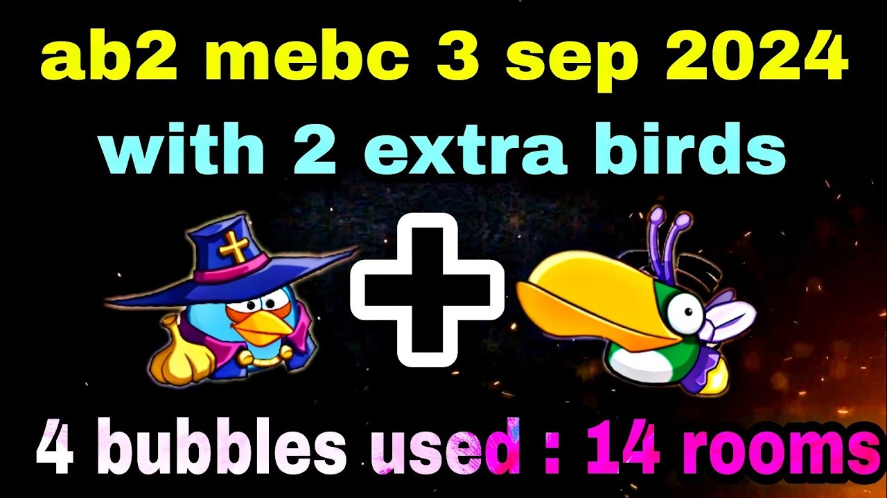 Angry birds 2 mighty eagle bootcamp Mebc 3 sep 2024 with 2 extra birds blues+hal#ab2 mebc today