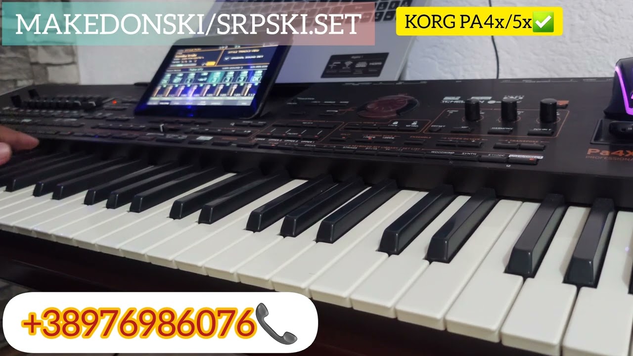 Makedonski/Srpski Set + Namenski Korg pa4x/pa5x 2025