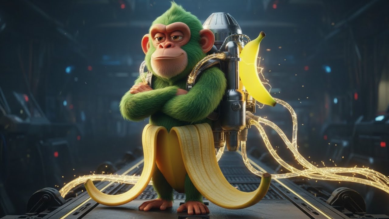 Monkey Jetpack Test Flight 🚀🐒 | Chimpanzinibananini’s Banana-Powered Flight Gone Wrong!