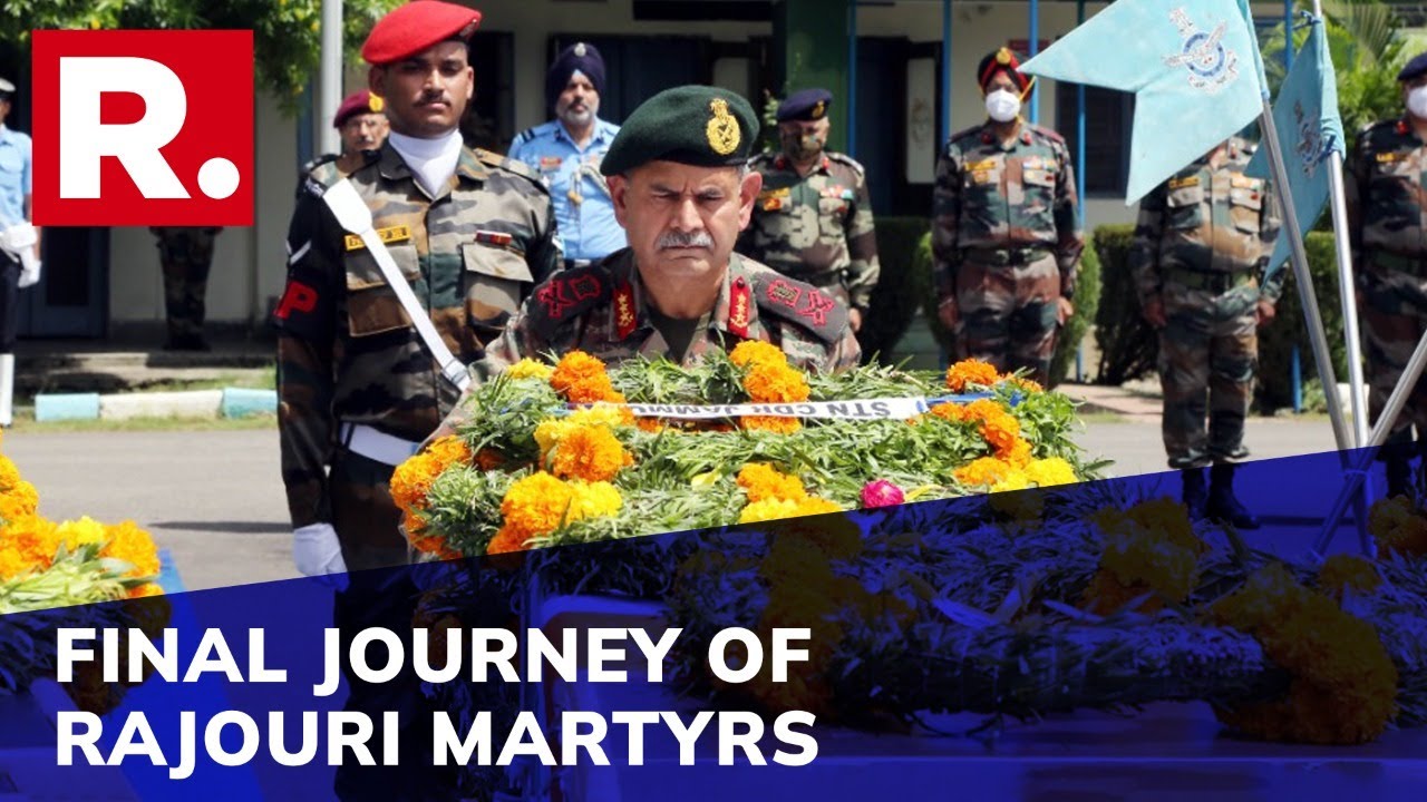 Indian Army Pays Their Final Tribute To 4 Bravehearts Martyred In Rajouri Attack | The Last Salute