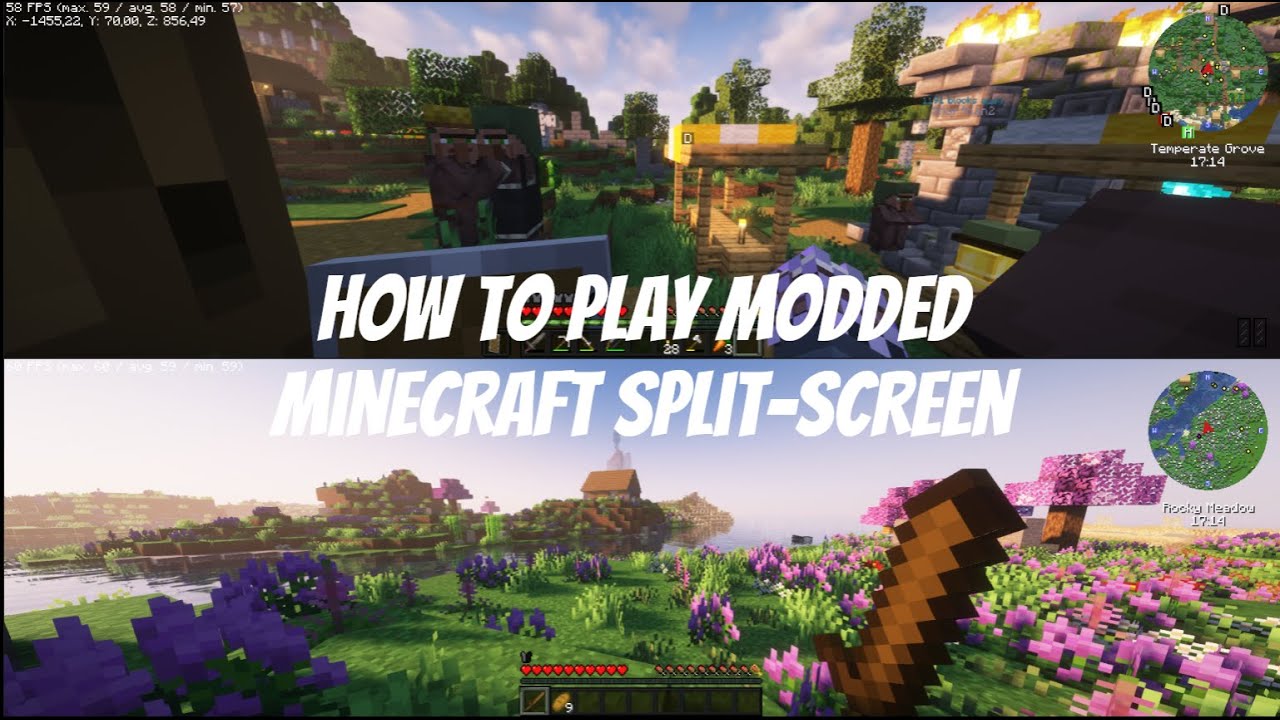How to play Modded Minecraft Split Screen