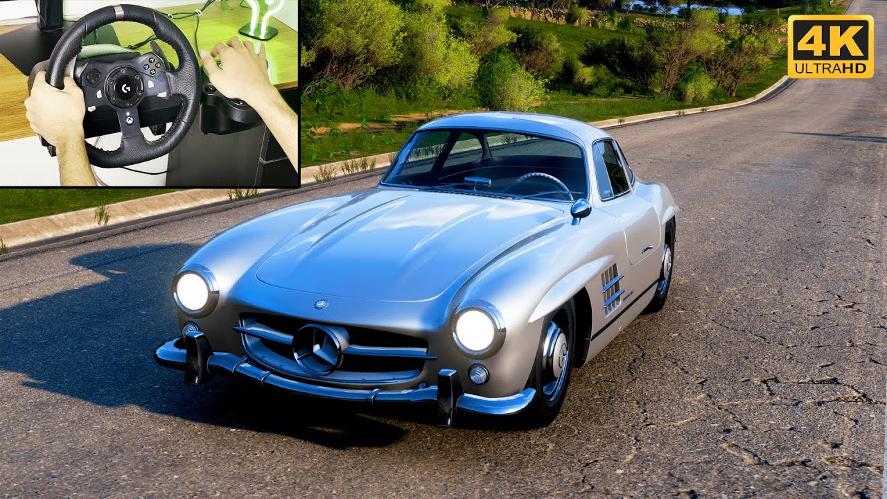 1954 Mercedes-Benz 300 SL Coupe - Forza Horizon 5 | Logitech G920 steering wheel and  shifter