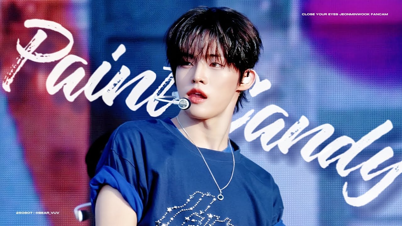 【4K】250807 보령머드축제 엠카 'PAINT CANDY' (CLOSE YOUR EYES JEONMINWOOK 전민욱 FANCAM)