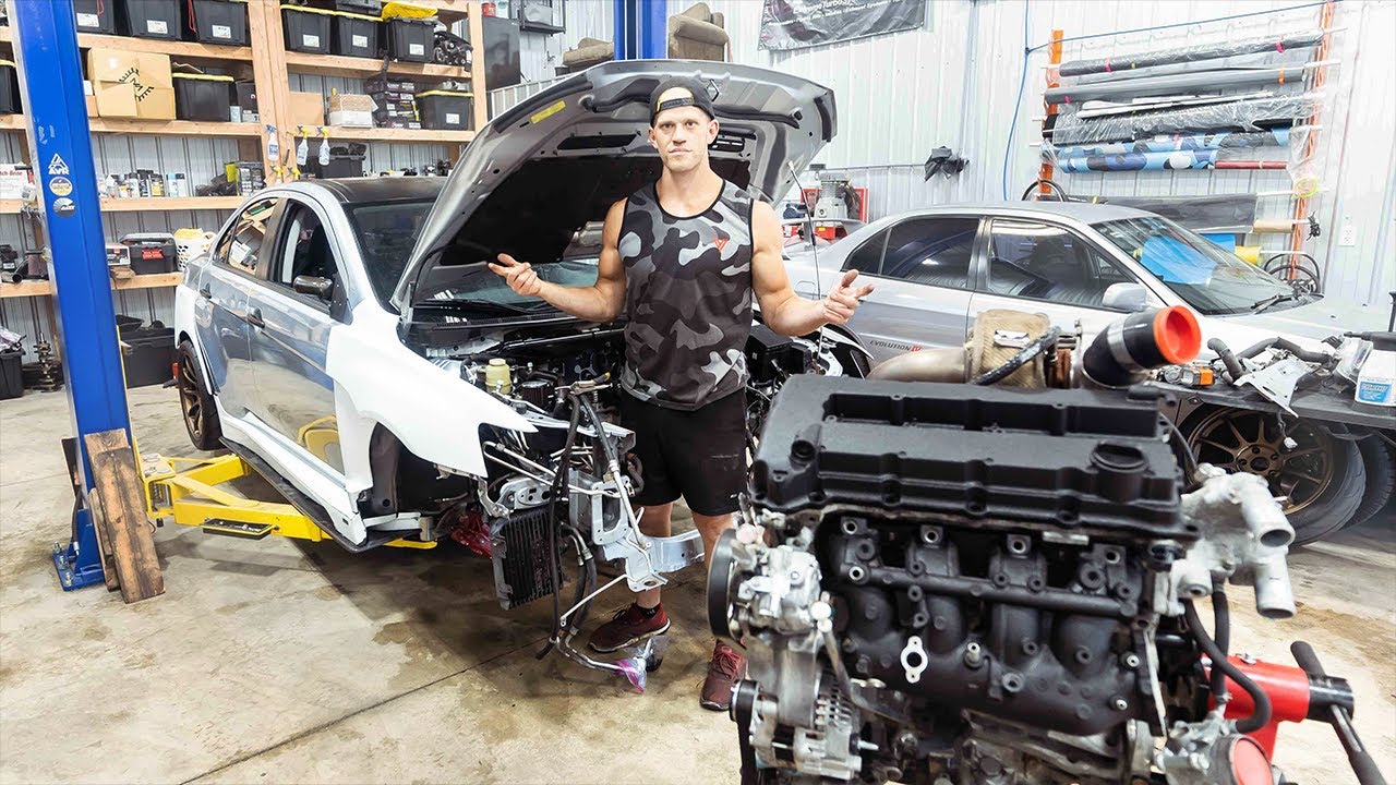 I was forced to pull my Evo Engine