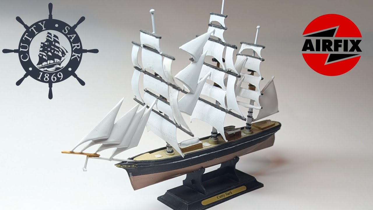 How to build the Cutty Sark Airfix Starter Set - 1/775 Scale Model Kit