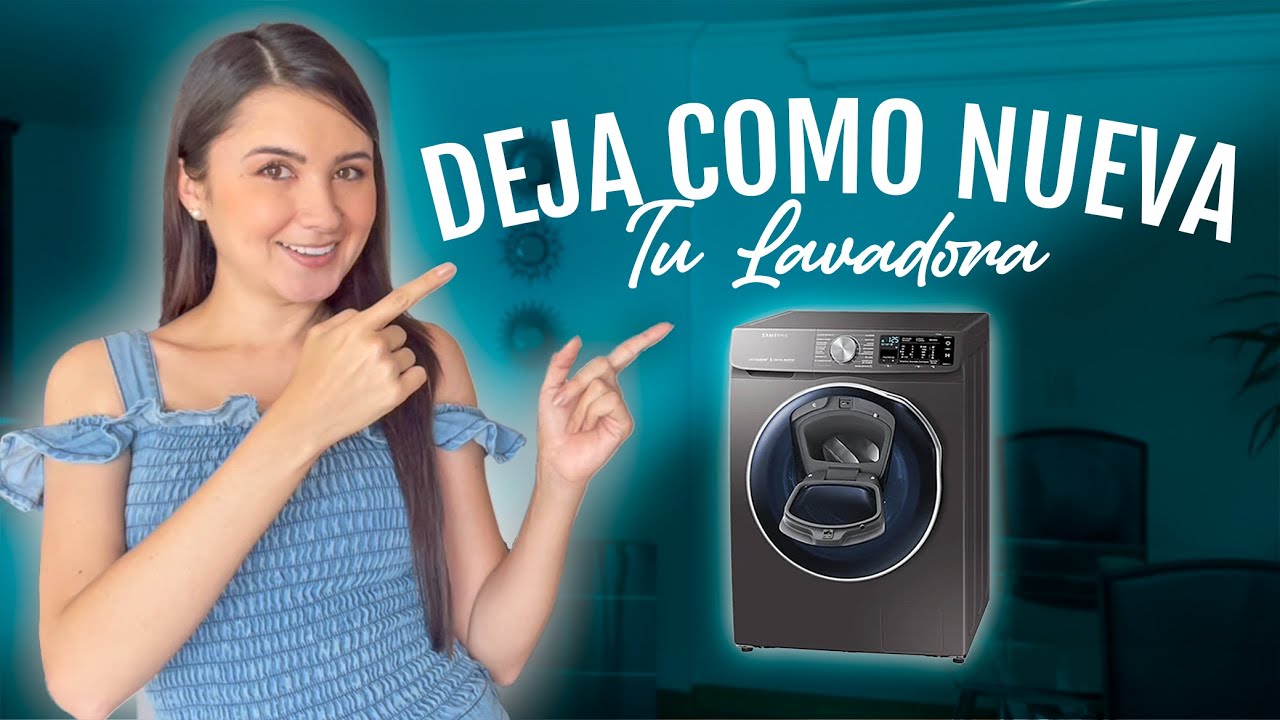 Cómo LIMPIAR LA LAVADORA y dejarla como nueva