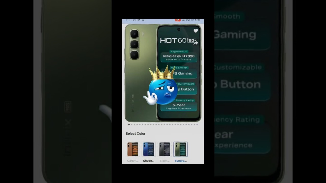 under 10k best gaming phone 90 fps infinix hot 60 #powerfulsmartphone in free fire