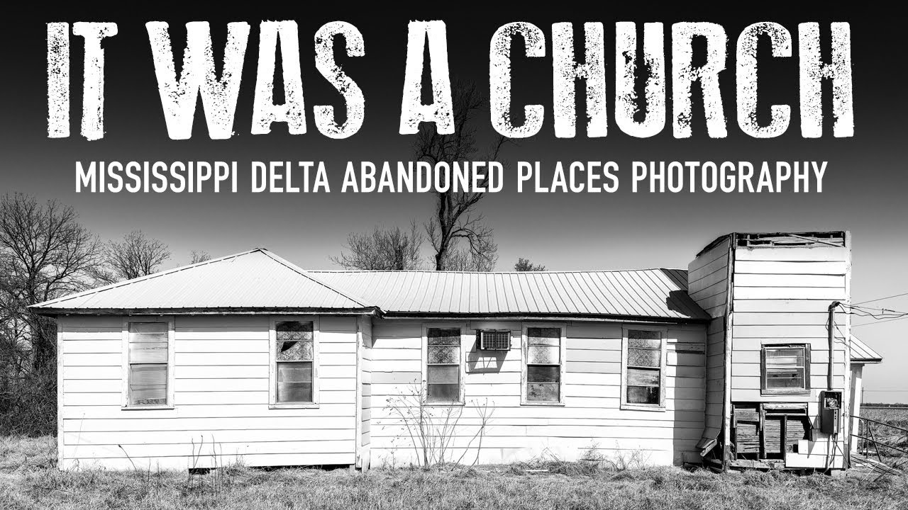 Abandoned Church and Cemetery in the Mississippi Delta