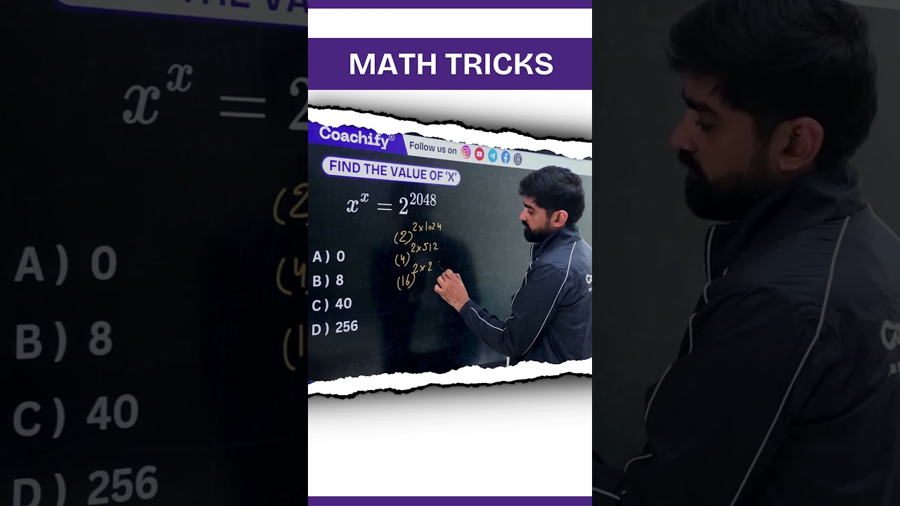 Math Tricks | CAT Preparation | CAT 2025 | #cat2025 #catpreparation #viral #coachifycat #mathstricks