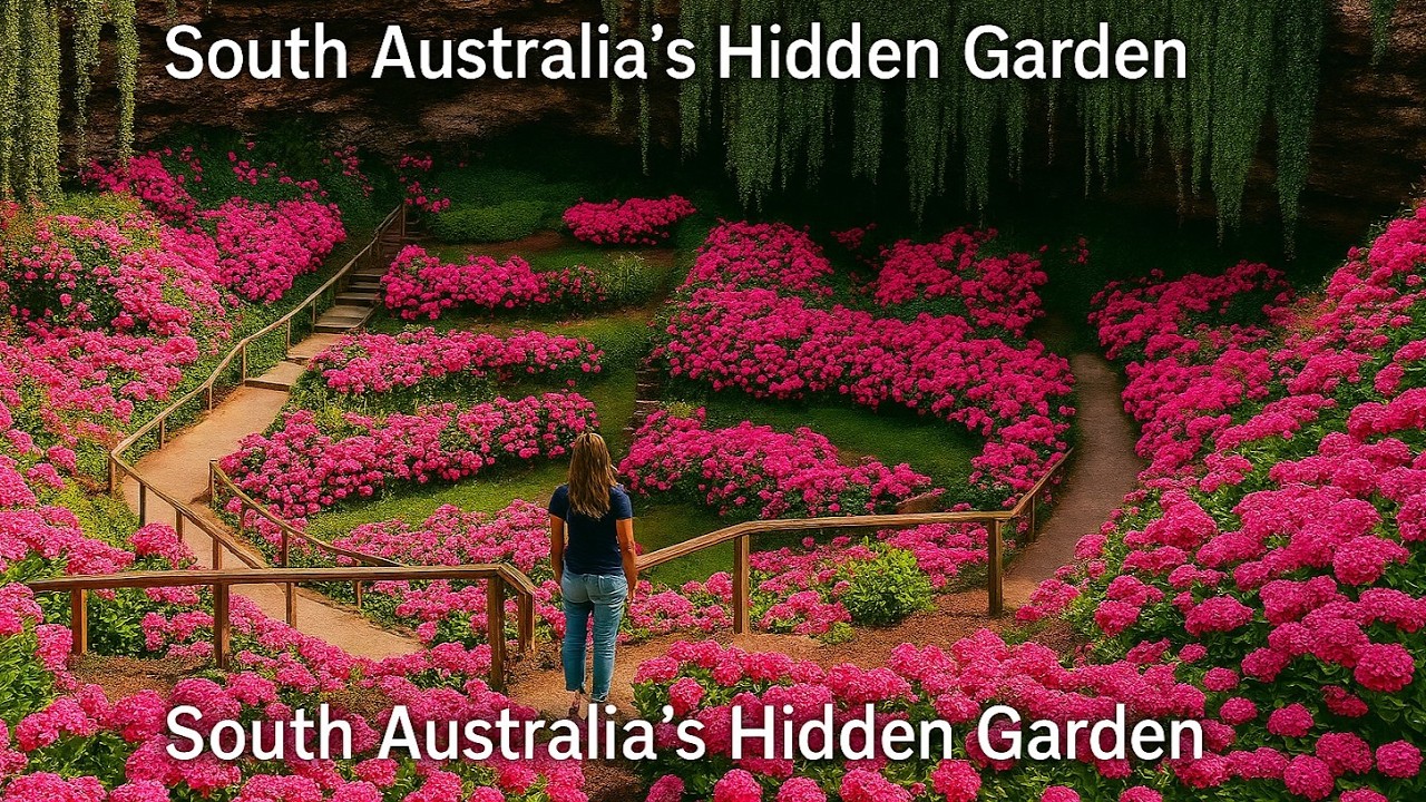 I Found a Garden Inside a Sinkhole!