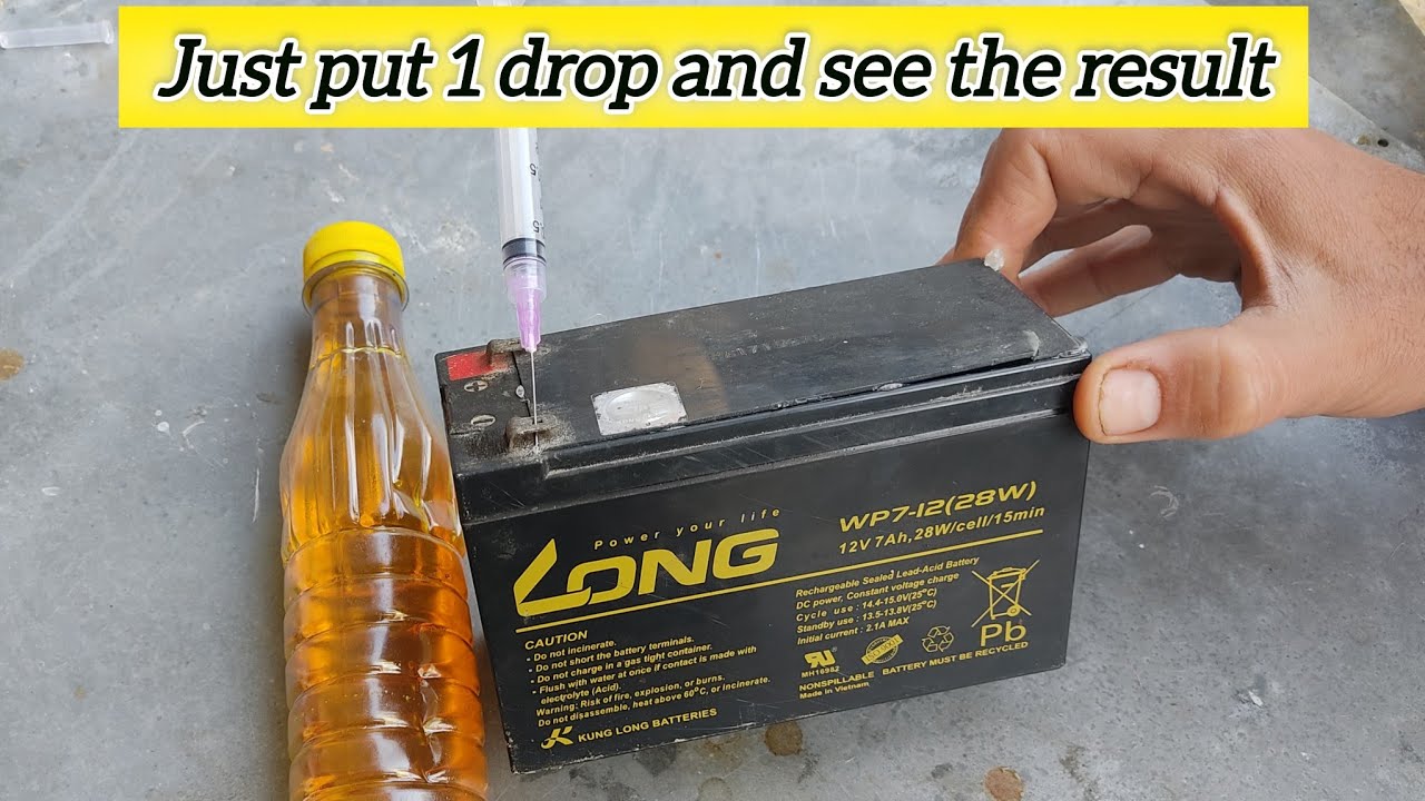 Super easy battery Repair | long dry battery repair at home DIY project