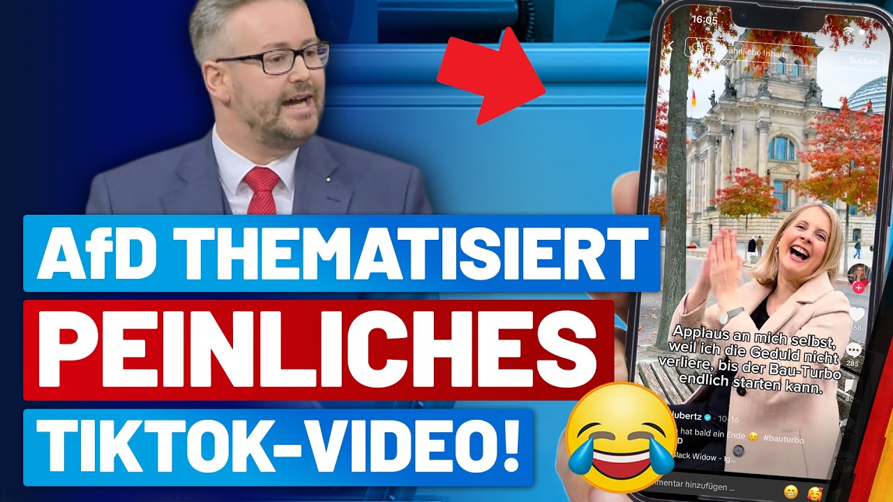 SPD-Bauministerin will im Boden versinken! - Sebastian M&uuml;nzenmaier - AfD-Fraktion im Bundestag