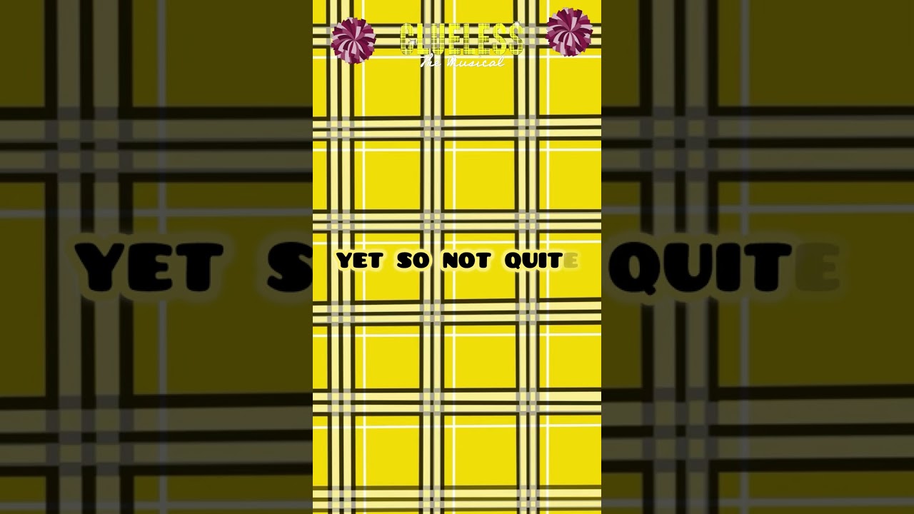 whatever karaoke - clueless the musical