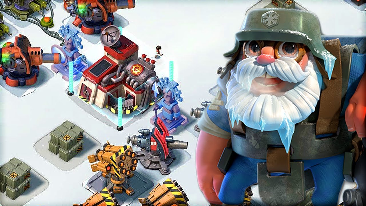 24 CRYO Bombardiers against War Factory in Boom Beach