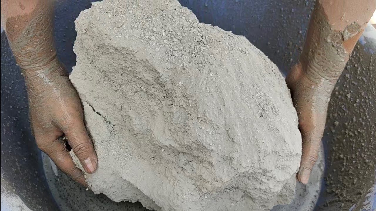 ||ASMR || Huge chunks || white Concrete  cement crumbling in water || ASASMR ||  satisfying ||
