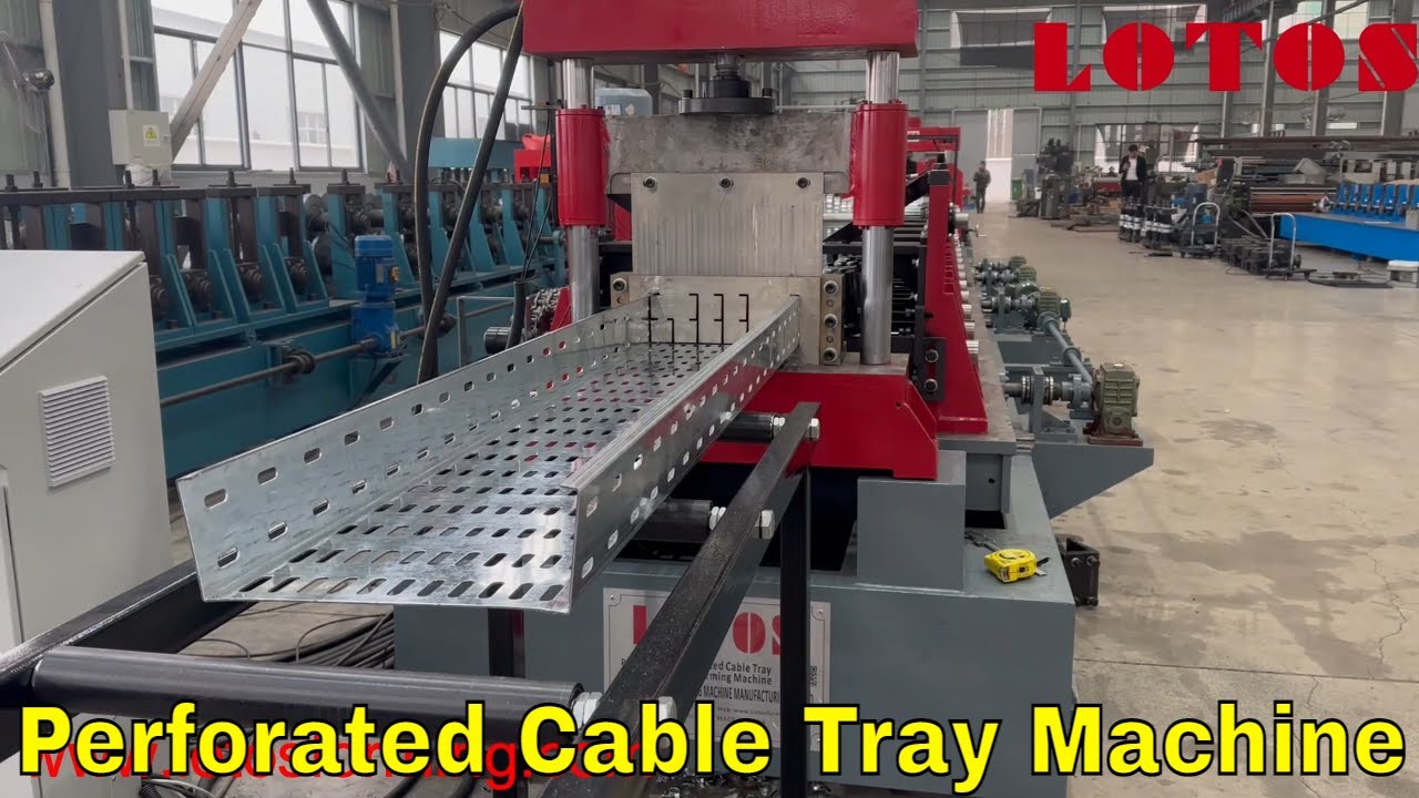 【Perforated Cable Tray Machine】:  Cable tray installation | Types of cable tray