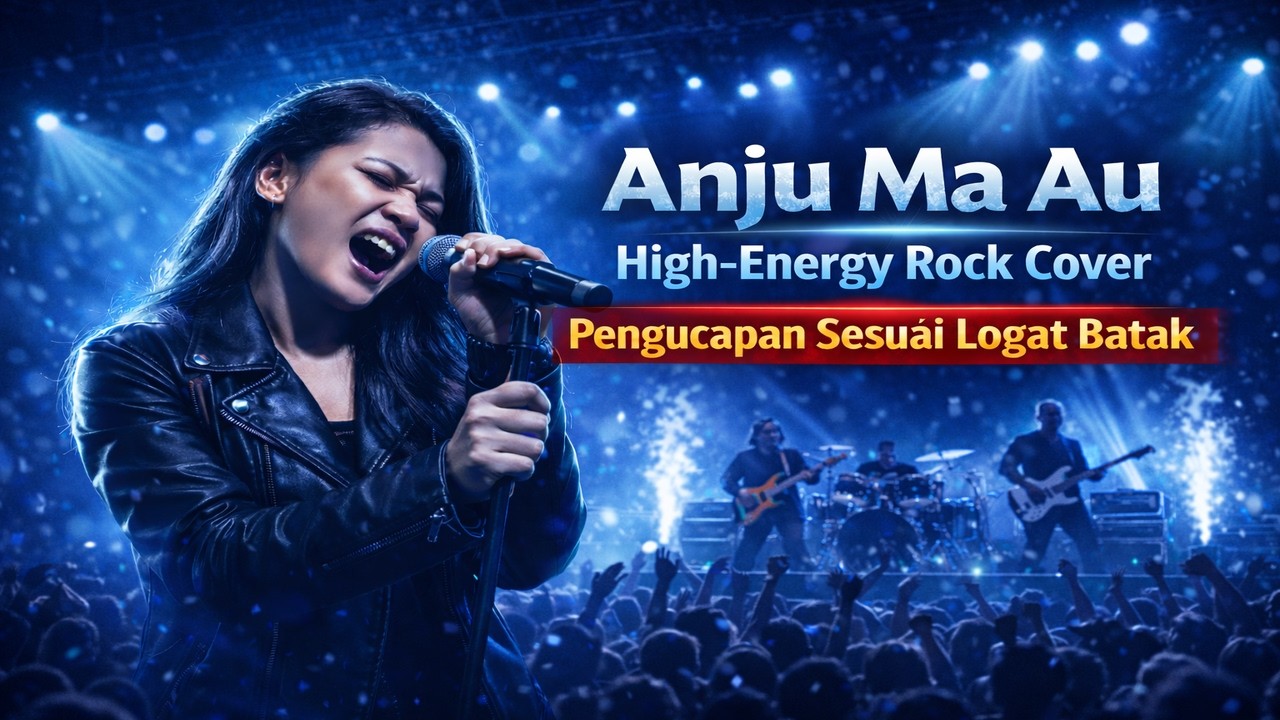 BadarAI | Anju Ma Au – High Energy Rock Cover | Pengucapan Sesuai Logat Batak