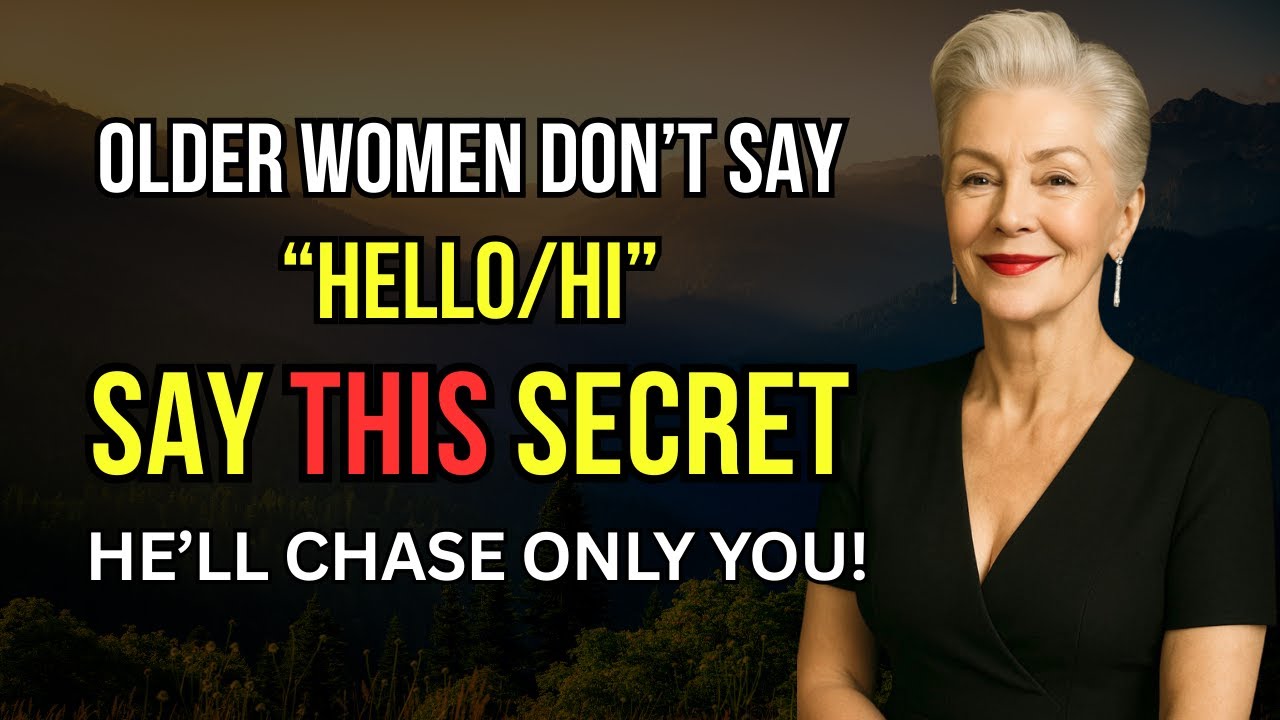 Love After 60: 99.9% Of Men Can’t RESIST When You Say This - The Secret He Craves