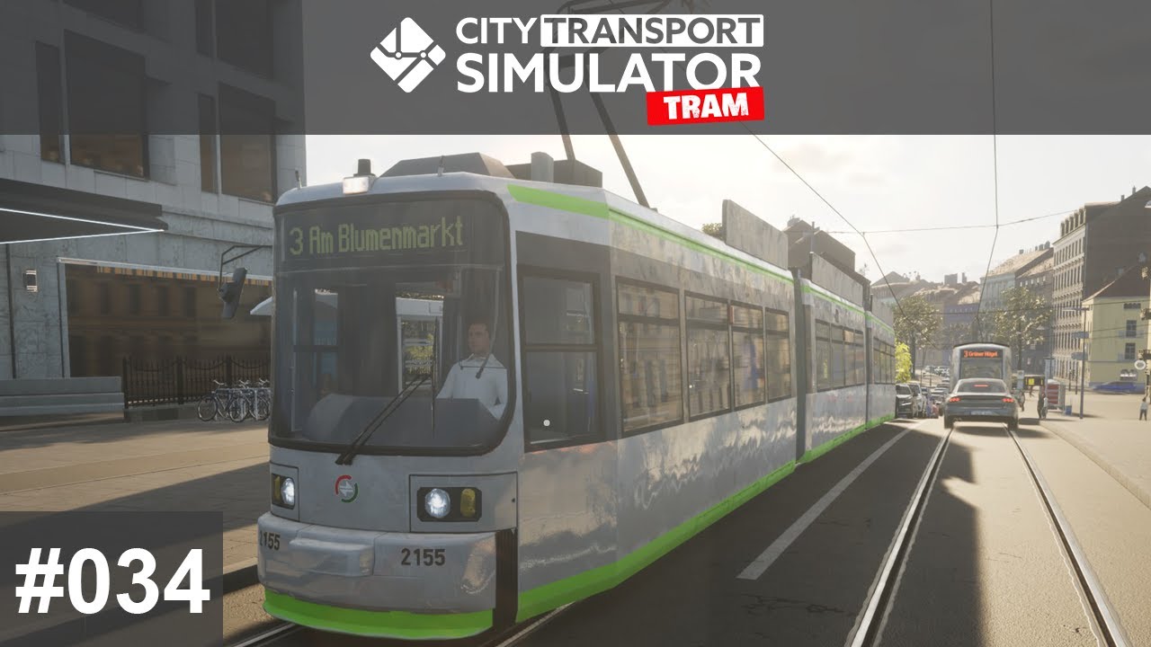 City Transport Simulator: Tram🚉[#034] Tramautakt mit der Linie 3 und dem R2.2B! [21:9][LET'S PLAY]