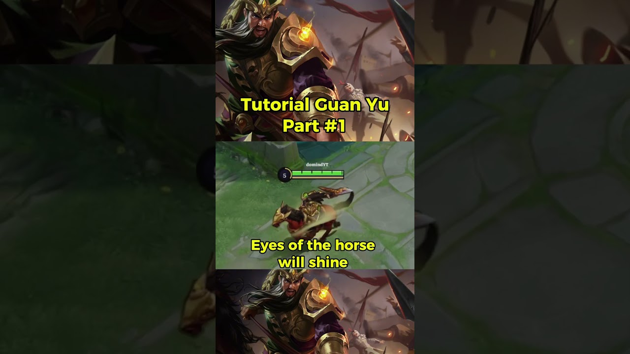 Tutorial Guan Yu P1 | honor of kings #hok #hokcreator #honorofkings