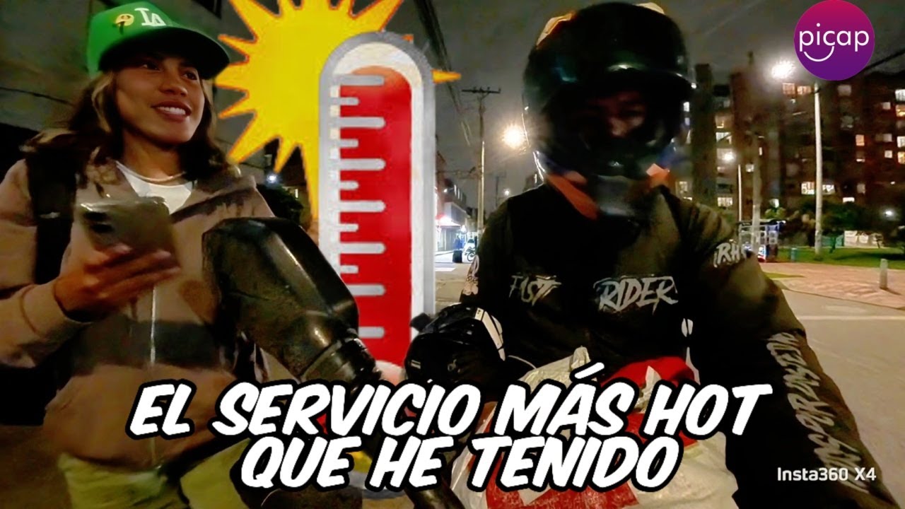un servicio BASTANTE PICANTE que se fue dando MIENTRAS LLEGAMOS  a su destino