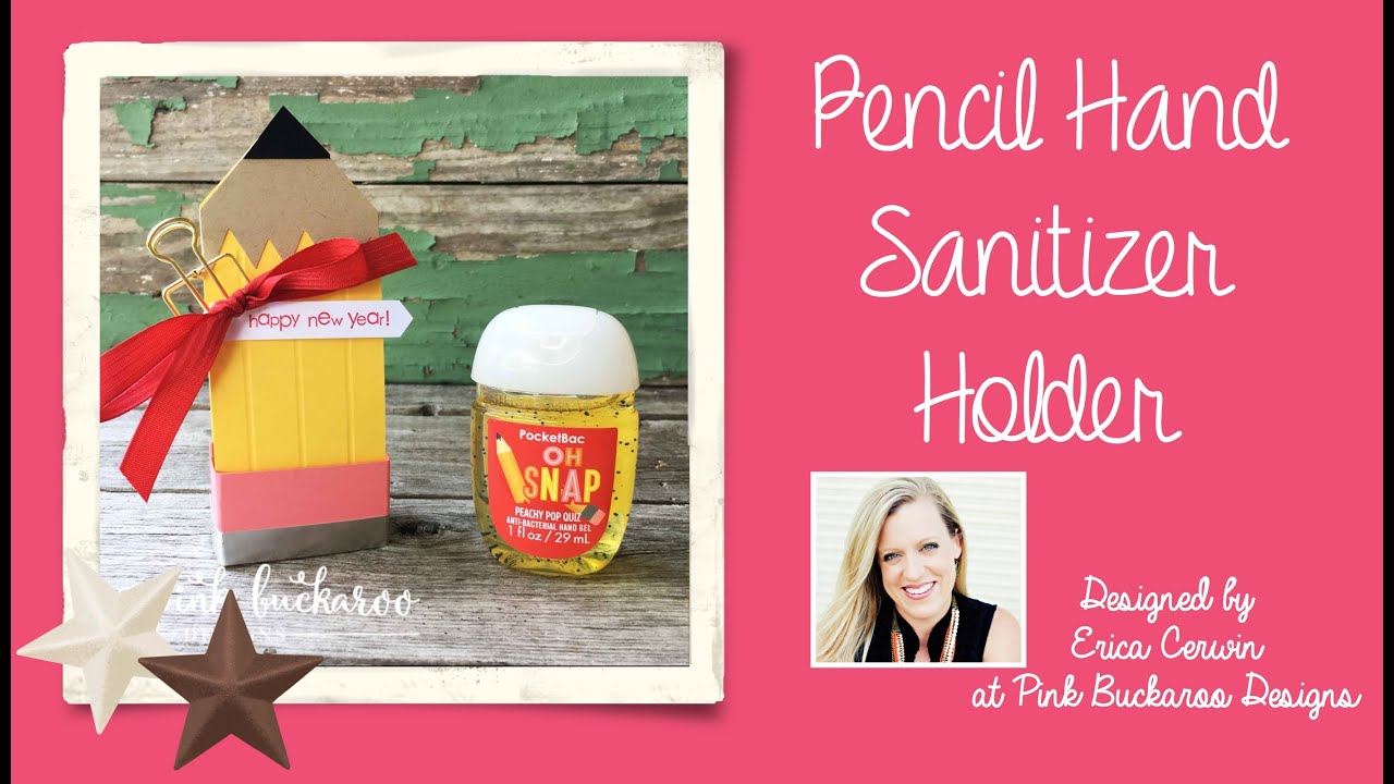 Pencil Hand Sanitizer Holder