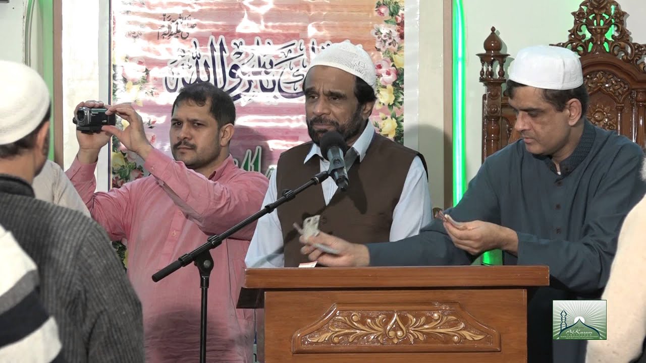 ya nabi kijiye karam hum par by Yousuf Memon in Milad-un-Nabi at Masjid Al-Karam Dec 2015