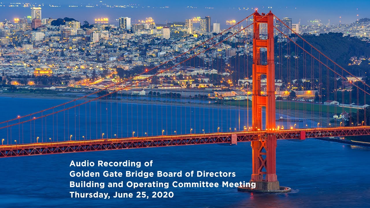 Building and Operating Committee Meeting, Thursday, June 25, 2020