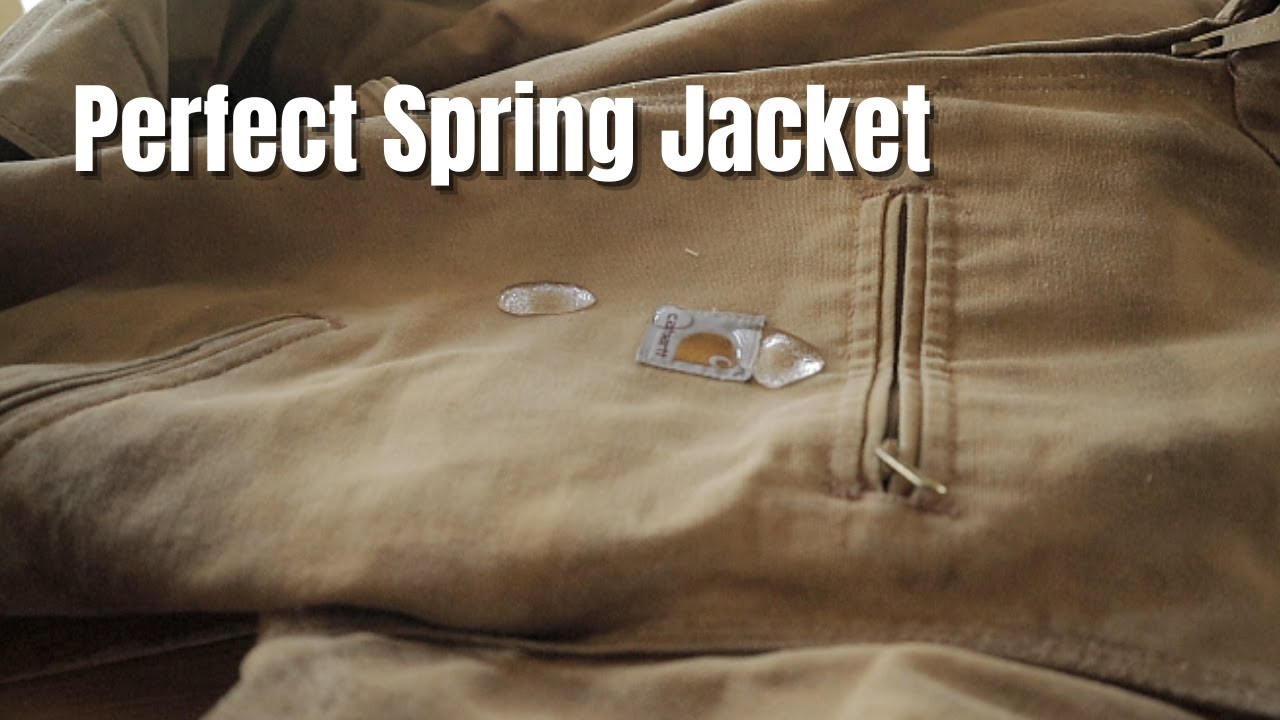 The Perfect Spring Jacket - Making A Carhartt Tin Cloth/Waxed Detroit Jacket