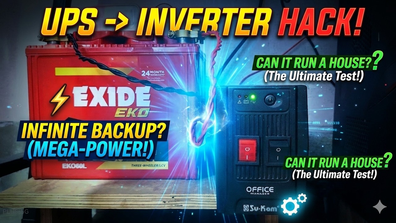 How to Convert Ups into Inverter | Modify UPS into Inverter | Ups Big Battery | Sukam UPS Inverter