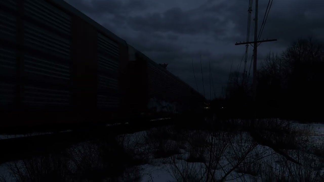 Norfolk Southern freight train in baldwinville mass