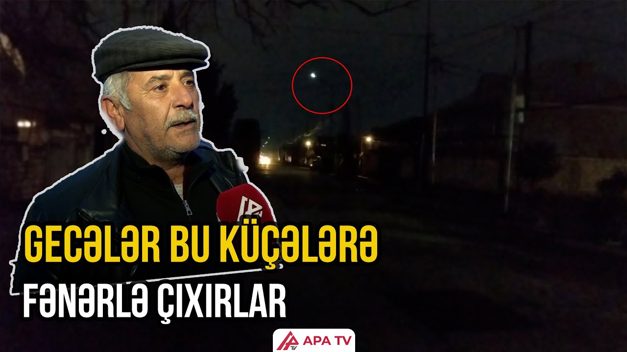 Xaçmazın zülmətə qərq olan küçələri | APA TV