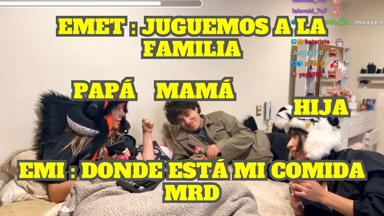 GLOGLO, EMIKUKIS Y EMET JUEGAN A LA FAMILIA