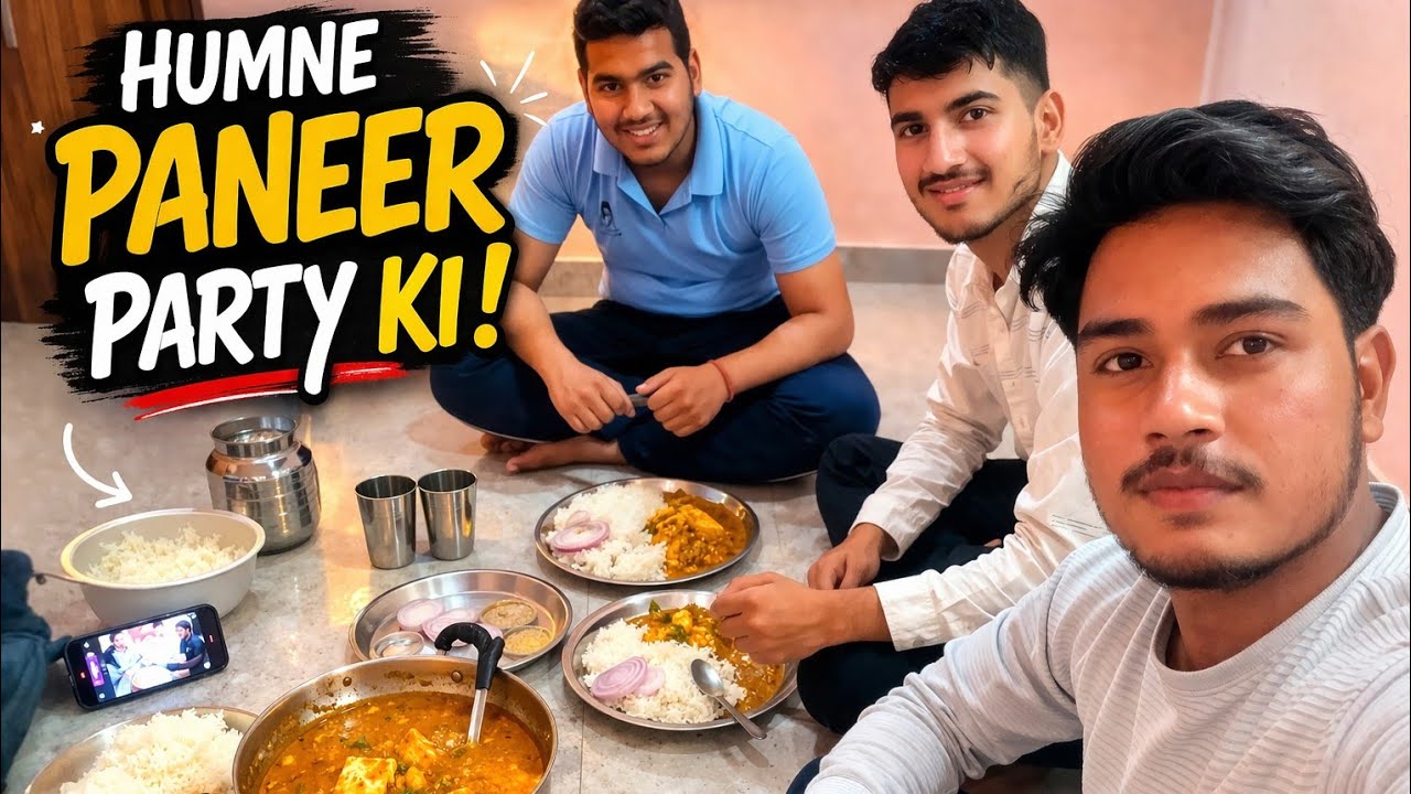 Aaj kri dosto n paneer party 😍ll@Ujjwal_vlog45-89 