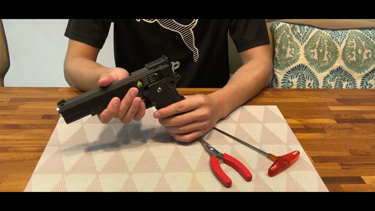 How to adjust HI-CAPA sear spring to solve half cock